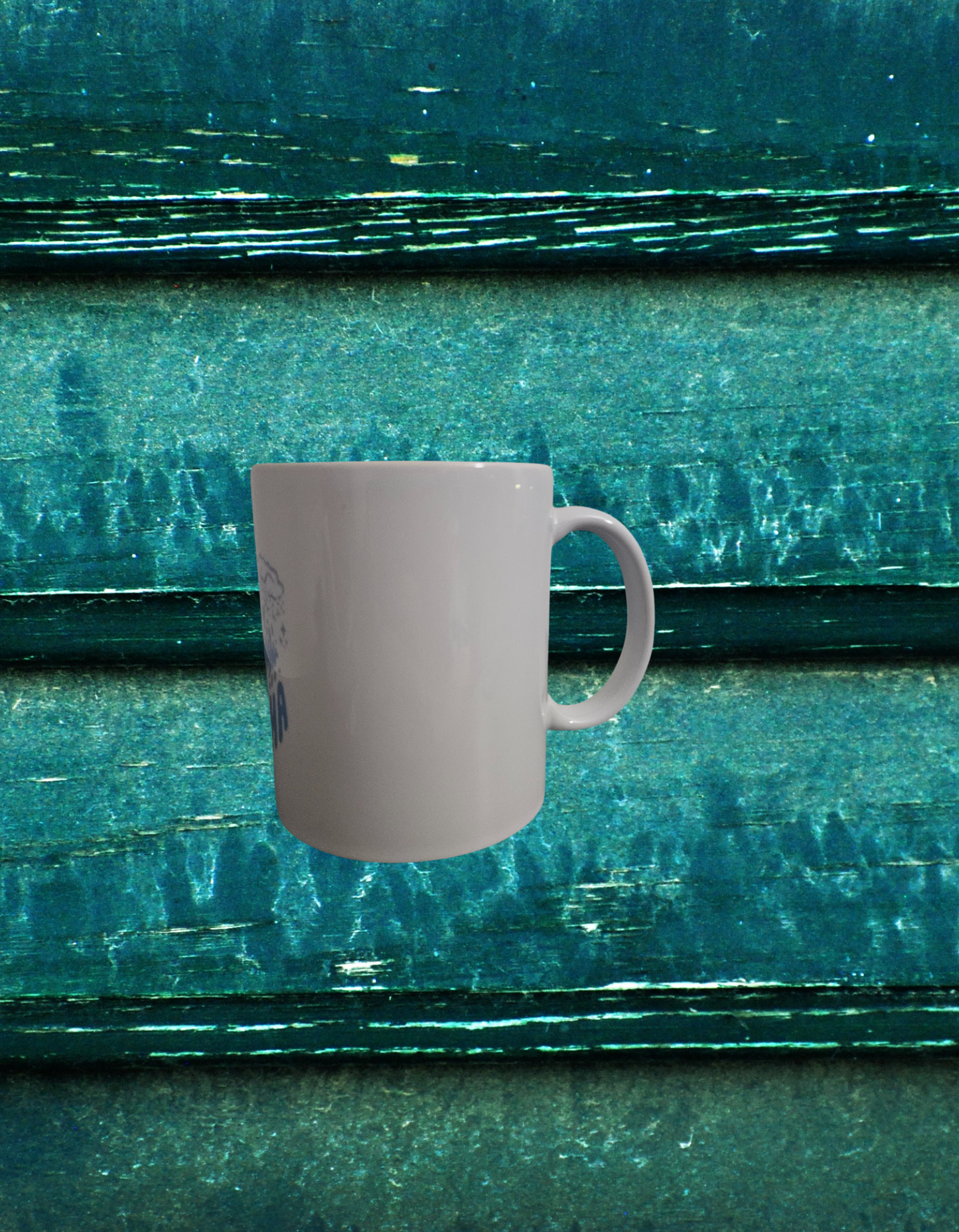 Catch the waves ceramic coffee mug.